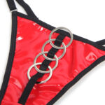 SUBBLIME - 955533 REGGISENO IN VERNICE ROSSA CON CERNIERA E REGGISENO A RETINO S/M - immagine 7