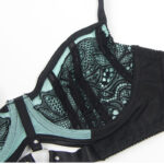 SUBBLIME - 955564 REGGISENO IN VERNICE VERDE CON CERNIERA IN RETE L/XL - immagine 8