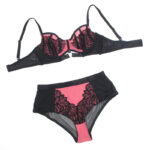 SUBBLIME - 955571 SET REGGISENO IN VERNICE ROSA CON CERNIERA E REGGISENO A RETINO S/M - immagine 6