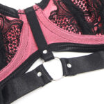 SUBBLIME - 955588 SET REGGISENO IN VERNICE ROSA CON CERNIERA IN RETE L/XL - immagine 9