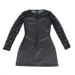 SUBBLIME - 955595 ABITO MANICA LUNGA CON PIZZO NERO S/M - immagine 6