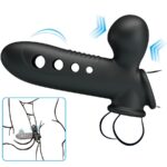 PRETTY LOVE - MANICOTTO PER PENE CRANE CON AIRBAG NERO - immagine 11