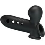 PRETTY LOVE - MANICOTTO PER PENE CRANE CON AIRBAG NERO - immagine 3