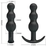 PRETTY LOVE - SIDNEY VIBRATORE ANALE 10 VIBRAZIONI NERO - immagine 7
