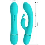 PRETTY LOVE - SCOCCO VIBRATORE CONIGLIO TURCHESE - immagine 7