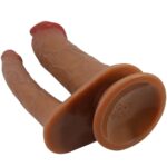 PRETTY LOVE - HULBERT DOPPIO DILDO REALISTICO CON VIBRAZIONE MULATO - immagine 4
