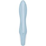 SATISFYER - AIR PUMP BUNNY 1 VIBRATORE GONFIABILE CONIGLIO BLU - immagine 5