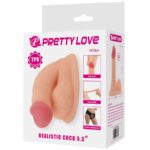 PRETTY LOVE - WILDON DILDO ULTRA REALISTICO ED ELASTICO 10 CM NATURALE - immagine 10