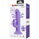 PRETTY LOVE - VIBRATORE CONIGLIO KILLMOULIS 12 MODALIT? DI VIBRAZIONE VIOLA - immagine 9