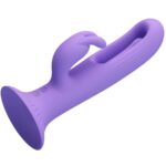 PRETTY LOVE - VIBRATORE CONIGLIO KILLMOULIS 12 MODALIT? DI VIBRAZIONE VIOLA - immagine 3