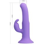 PRETTY LOVE - VIBRATORE CONIGLIO KILLMOULIS 12 MODALIT? DI VIBRAZIONE VIOLA - immagine 6