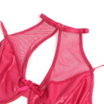 SUBBLIME - 957605 CONJUNTO SUJETADOR Y FALDA DE CUERO ROJO S/M - immagine 6