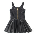 SUBBLIME - 957667 VESTIDO DE CUERO CON CREMALLERA DE CORAZ?N NEGRO S/M - immagine 5