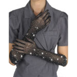 SUBBLIME - 957469SHINE GUANTI TRASPARENTI NERI S/M - immagine 2