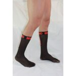 MACHO - CALZINI SOTTILI TAGLIA UNICA NERO/ROSSO - immagine 6