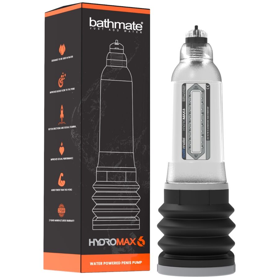 img_205263_fe47cac8f42ded8678369cab1dc25355_1.jpg BATHMATE - HYDROMAX 6 TRASPARENTE - immagine 1