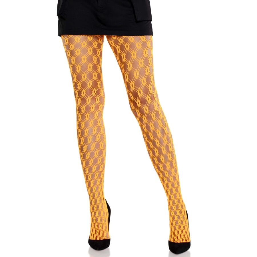 img_205342_c734f0b7651eeba4c888538b5c6edc8b_1.jpg LEG AVENUE - COLLANT IN PIZZO CON OCCHIELLI NEON ARANCIONE - immagine 1