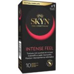 SKYN - PRESERVATIVO TEXTURED INTENSE FEEL CON DESIGN ONDULATO 10 UNIT?