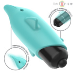 INTENSE - ECHO VIBRANTE BULLET DELFINO BLU 8 X 4,7 CM - immagine 4