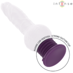 INTENSE - VIBRATORE MULTIFUNZIONE TATUM CON VIBRAZIONE SU E GI? 24 CM VIOLA - immagine 5