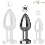INTENSE - PLUG ANALE 10 VIBRAZIONI METALLO CON TELECOMANDO M - immagine 7