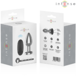 INTENSE - PLUG ANALE 10 VIBRAZIONI METALLO CON TELECOMANDO L - immagine 8