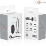 INTENSE - ANAL PLUG 10 VIBRAZIONI DILDO METALLO CON TELECOMANDO M - immagine 8