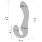 XOCOON - VIBRATORE 2 IN 1 STRAPLESS STRAP-ON CON TELECOMANDO VIOLA - immagine 15