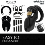 ADDICTED TOYS LOCKED - GABBIA PER PENE FORBIDDEN VAULT 10 CM - immagine 4