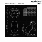 ADDICTED TOYS LOCKED - MINDNIGHT CELL GABBIA PER PENE TAGLIA S - immagine 5