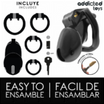 ADDICTED TOYS LOCKED - MINDNIGHT CELL GABBIA PER PENE TAGLIA S - immagine 4