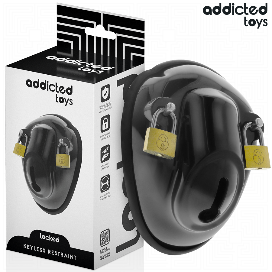 img_207058_022f78f31b70f3ad6be6acc9f63fbf4e_1.png ADDICTED TOYS LOCKED - GABBIA PER PENE SENZA CHIAVE 11,5 CM - immagine 1