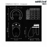 ADDICTED TOYS LOCKED - GABBIA PER PENE OBSIDIAN HOLD TAGLIA S - immagine 5