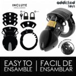 ADDICTED TOYS BLOCCATO - GABBIA PER PENE PROFONDA DI CASTIT? 7,5 CM - immagine 4