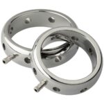 ELECTRASTIM - ANELLO ELETTROMAGNETICO PER PENE IN METALLO PRESTIGE 50 MM