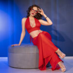 CHILIROSE - CR  4857 SET TOP Y PANTALONES ROJO TALLA S - immagine 8