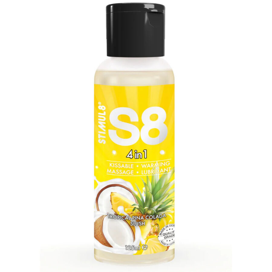 img_208712_5973e79b5d3b7b23b8f31412d4d55fd6_1.jpg STIMUL8 - S8 LUBRIFICANTE 4 IN 1 PER DESSERT PINA COLADA 125 ML - immagine 1