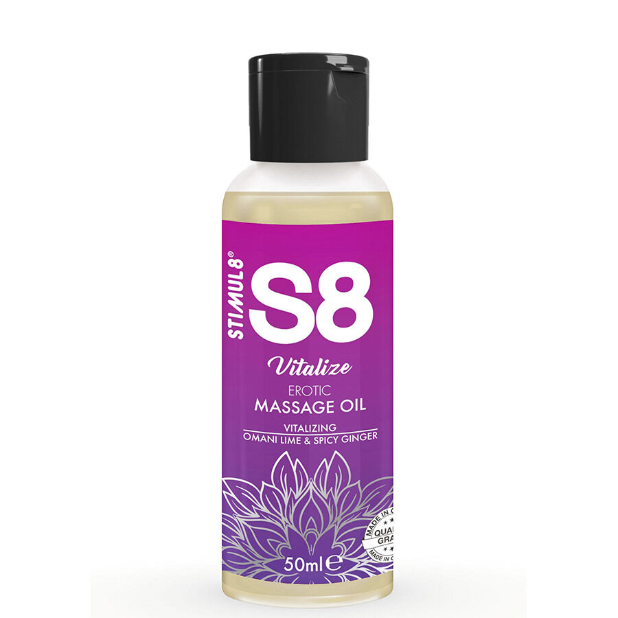 img_208724_b144907e8dfbe01ac244324177adf8e9_1.jpg STIMUL8 - S8 VITALIZE OLIO PER MASSAGGIO EROTICO LIME 50 ML - immagine 1