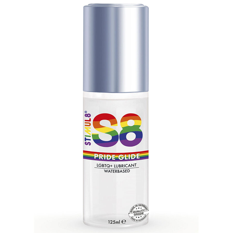 img_208735_36b02c050a407f4189291824173e7234_1.jpg STIMUL8 - S8 GLIDE PRIDE LUBRIFICANTE 125 ML - immagine 1