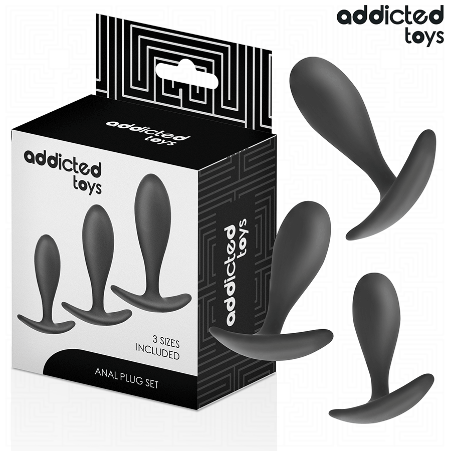 img_208815_762ee18fa6a7b7812e27714f7468f48d_1.png ADDICTED TOYS - SET DI 3 TAPPI ANALI MODELLO 2 - immagine 1