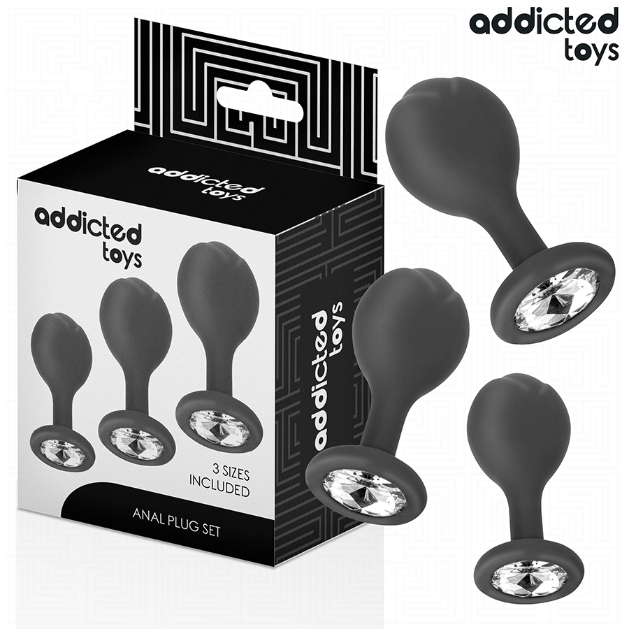 img_208831_07efd6b866c50e94cd9cd1400d7e4d15_1.png ADDICTED TOYS - SET DI 3 TAPPI ANALI CON GIOIELLO - immagine 1