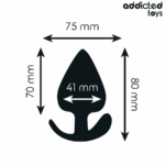 ADDICTED TOYS - TAPPO ANALE TAGLIA L 8 CM - immagine 4