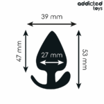 ADDICTED TOYS - TAPPO ANALE TAGLIA S 5,3 CM - immagine 4