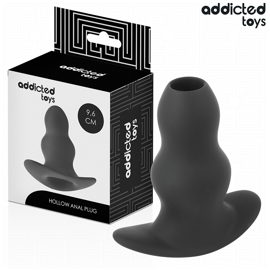 img_208910_32679afb7285789184d0d776c220c422_1.png ADDICTED TOYS - TAPPO ANALE CAVO TAGLIA M 9,6 CM - immagine 1