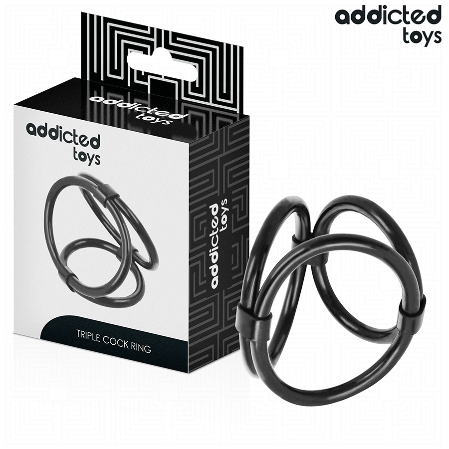 img_209040_dbed40ce91498ec54e4a1126a09f824a_1.png ADDICTED TOYS - ANELLO PER PENE TRIPLO - immagine 1