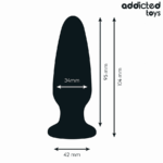 ADDICTED TOYS - PLUG ANALE CON GIOIELLO TAGLIA M 10,4 CM - immagine 4