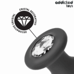 ADDICTED TOYS - PLUG ANALE CON GIOIELLO TAGLIA M 10,4 CM - immagine 3