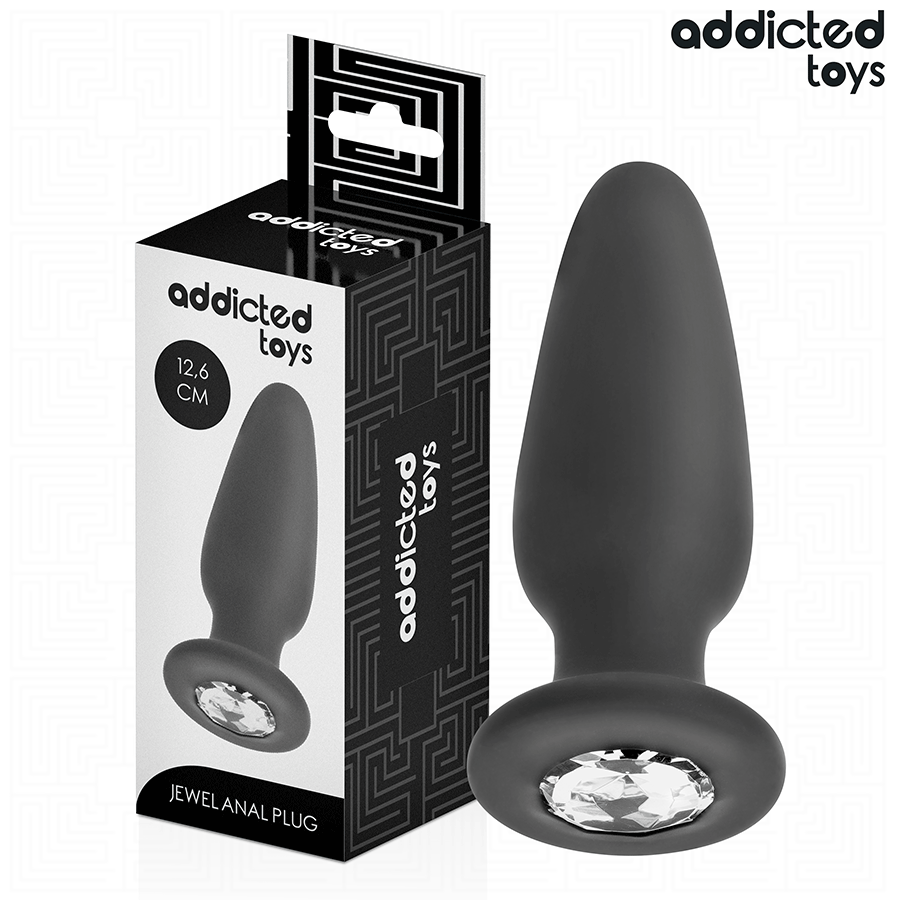 img_209089_0a7c2013cd0cd58d62f8585ce248e0ed_1.png ADDICTED TOYS - PLUG ANALE CON GIOIELLO TAGLIA L 12,6 CM - immagine 1