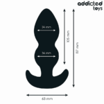 ADDICTED TOYS - TAPPO ANALE TAGLIA L 11,7 CM - immagine 4