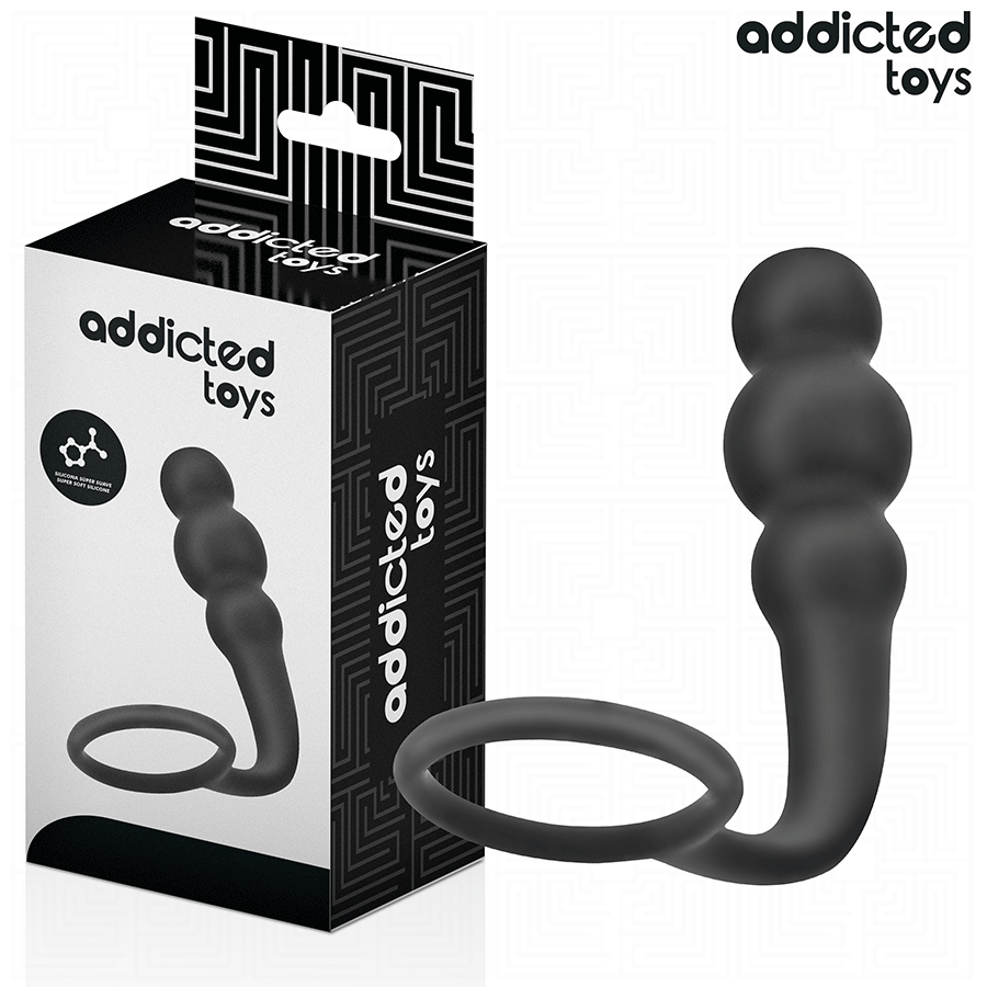 img_209125_975321a6f642e557e91a1d67d7c58086_1.png ADDICTED TOYS - PLUG ANALE CON ANELLO MODELLO 1 - immagine 1